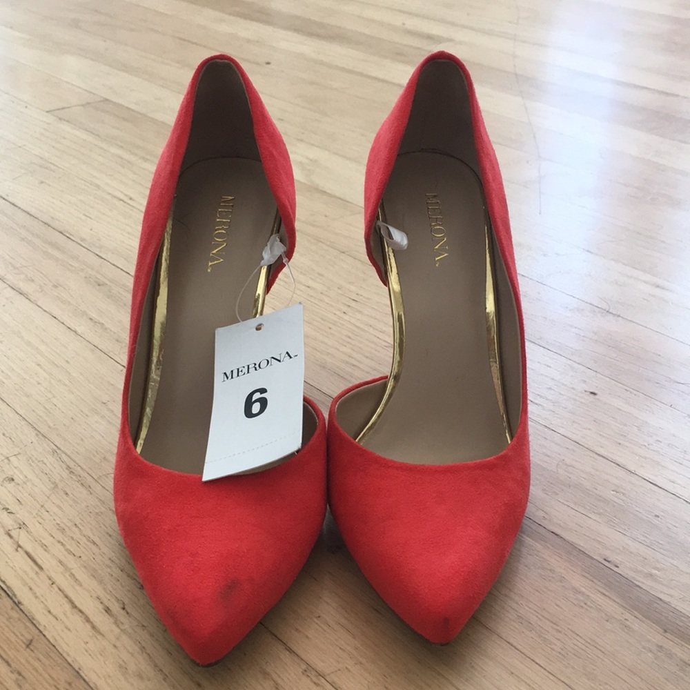 Coral heels